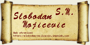 Slobodan Mojićević vizit kartica